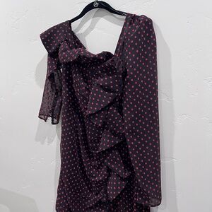 Self Portrait Plumetis Mini Dress - Size 10 NWT